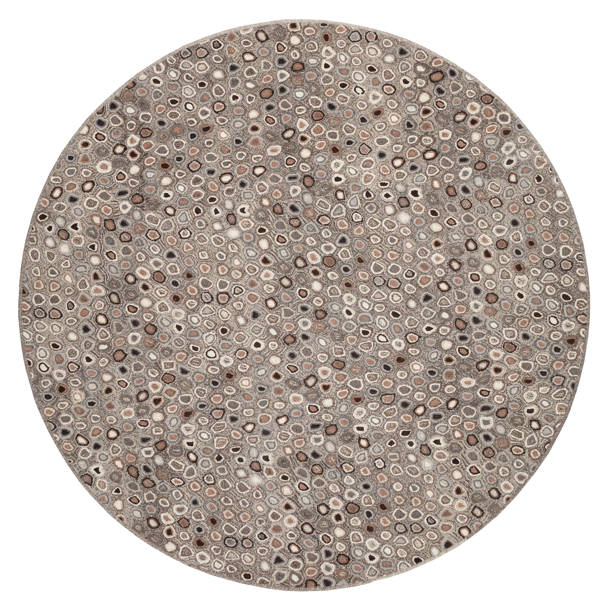 Dash and Albert Rugs Cat's Paw Hand Hooked Wool Abstract Area Rug in